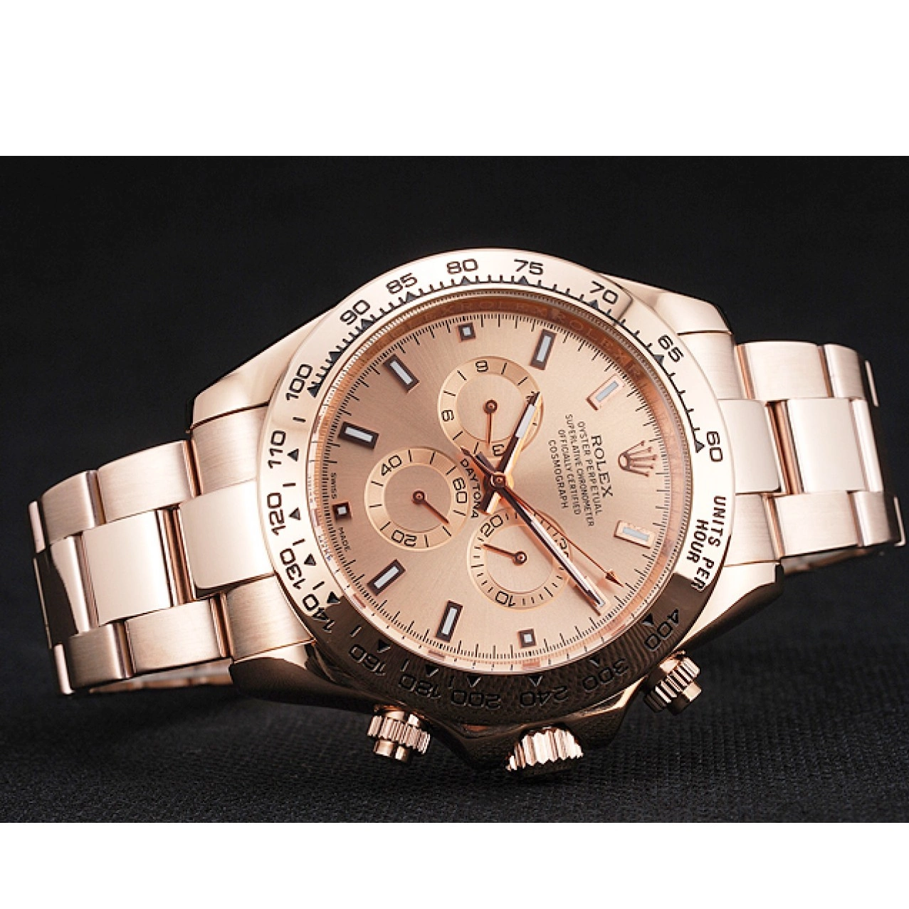 Rolex copies cheap Rolex Gold And Daytona Case Dial 1454247 Rose Bracelet Cosmograph Pink 0730